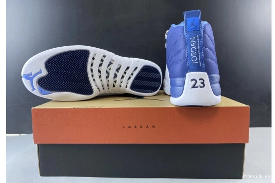 Jordan Stone Blue 130690-404 Retro 130690-404 12 Air 0729
